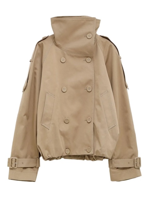Acne Studios belted buttoned coat - Neutrals - zdjęcie produktu nr 2