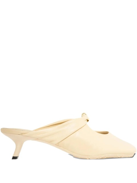 LOEWE 45mm Pebble Soft mules - Yellow - zdjęcie produktu nr 1