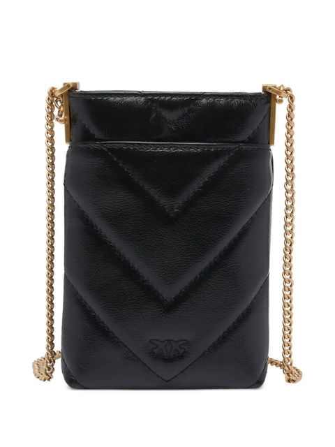 PINKO chain-strap phone cover - Black - zdjęcie produktu nr 1