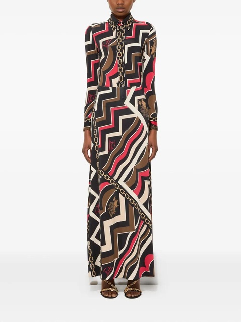 PUCCI abstract-print maxi skirt - Black - zdjęcie produktu nr 1