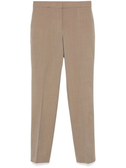 Jil Sander wool tailored trousers - Brown - zdjęcie produktu nr 1