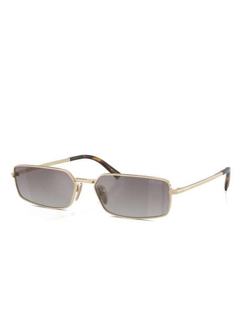 Prada Eyewear rectangular-frame sunglasses - Gold - zdjęcie produktu nr 1