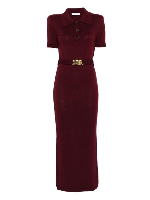 Rowen Rose short sleeve midi dress - Red - zdjęcie produktu nr 1