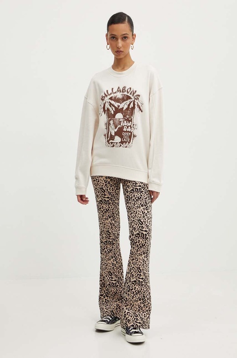 Billabong bluza ALOHA damska kolor beżowy z aplikacją EBJFT00128 - zdjęcie produktu nr 2