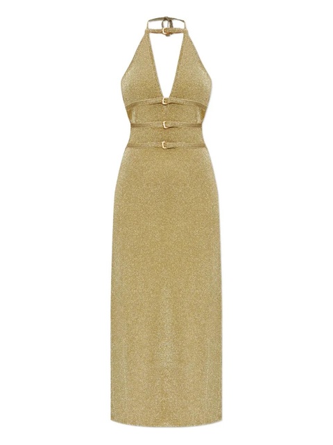 Cult Gaia halterneck buckled dress - Yellow - zdjęcie produktu nr 1