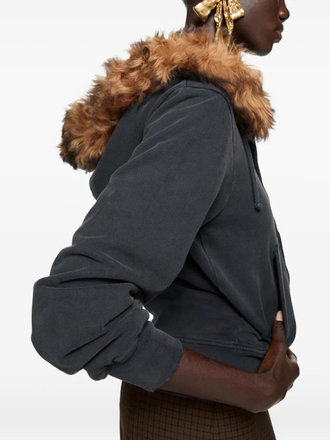 Acne Studios zip-closure hoodie - Grey - zdjęcie produktu nr 2
