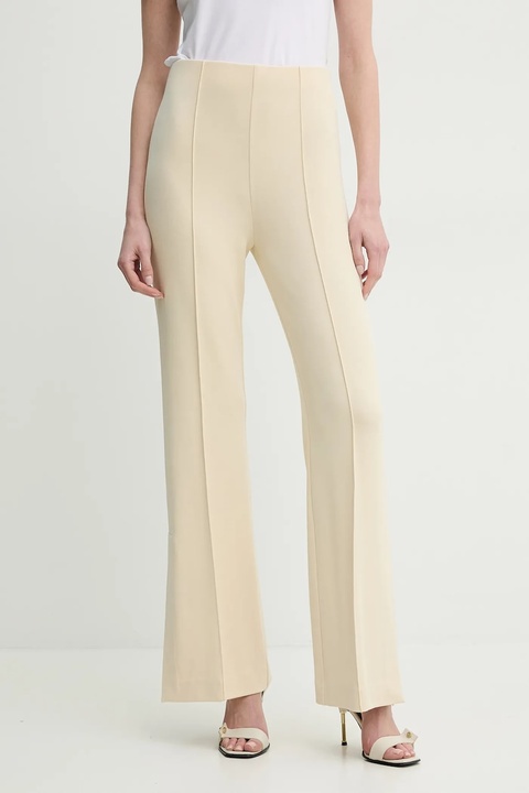Day Birger et Mikkelsen spodnie Wagner damskie kolor beżowy dzwony high waist DAY65243772 - zdjęcie produktu nr 1