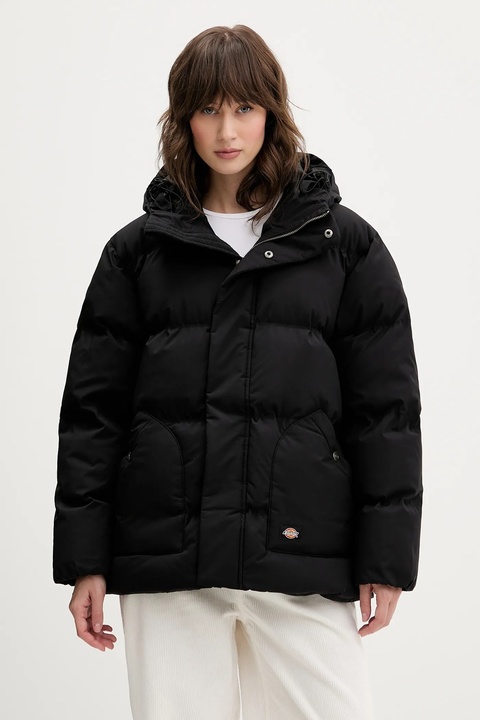 Dickies kurtka kolor czarny zimowa oversize DK0A87OL - zdjęcie produktu nr 1