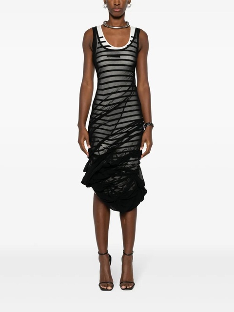 Jean Paul Gaultier The Marinière striped maxi dress - White - zdjęcie produktu nr 1
