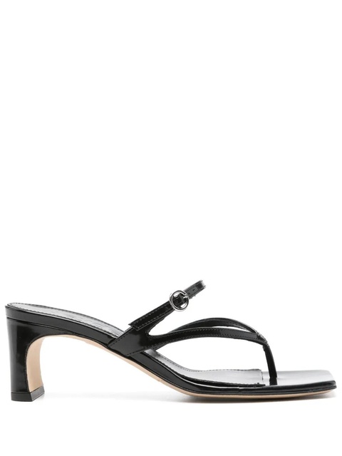 Aeyde Giselle 55mm leather sandals - Black - zdjęcie produktu nr 1