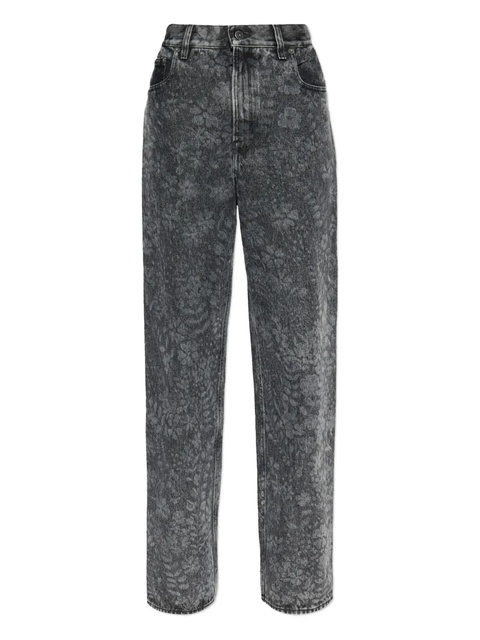 Golden Goose acid-wash straight-leg jeans - Black - zdjęcie produktu nr 1