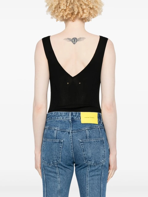 Golden Goose V-neck bodysuit - Black - zdjęcie produktu nr 2