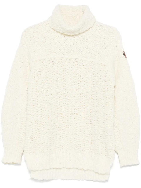Moncler Grenoble polo-neck sweater - White - zdjęcie produktu nr 1