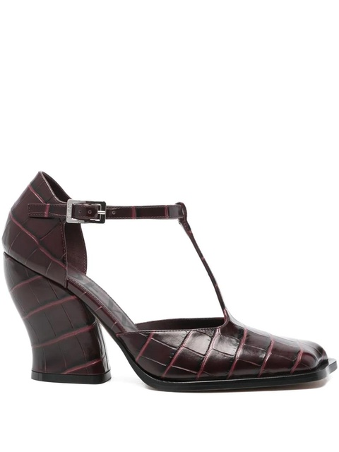 LOEWE 90mm T-strap pumps - Red - zdjęcie produktu nr 2