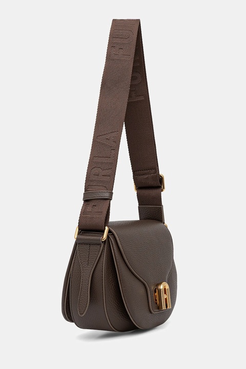 Furla torebka skórzana kolor brązowy WB01491.BX0356.4594S - zdjęcie produktu nr 2
