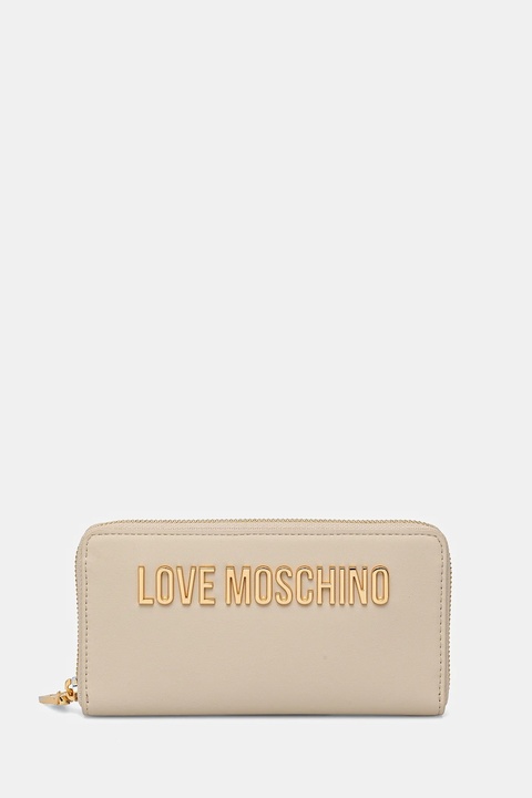 Love Moschino portfel damski kolor beżowy JC5611PP1 - zdjęcie produktu nr 1