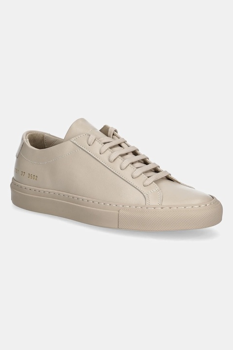 Common Projects sneakersy skórzane Original Achilles Low damskie kolor beżowy 3701 - zdjęcie produktu nr 1