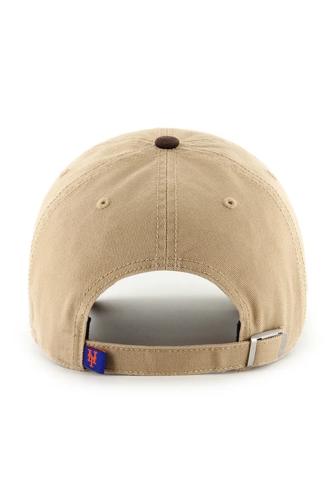47 brand czapka z daszkiem bawełniana MLB New York Mets kolor zielony B-CARCU16GWS-KH - zdjęcie produktu nr 2