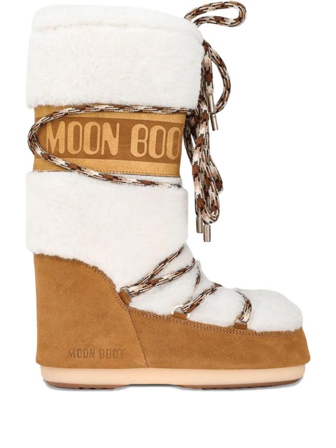 Moon Boot Lab69 Icon logo lace-up boots - Brown - zdjęcie produktu nr 1