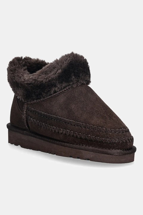 Answear.LAB śniegowce zamszowe kolor brązowy - zdjęcie produktu nr 1