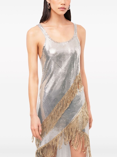 Rabanne fringed chainmail tank top - Silver - zdjęcie produktu nr 2