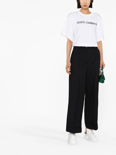 Dolce & Gabbana logo-print short-sleeve T-shirt - White - zdjęcie produktu nr 1