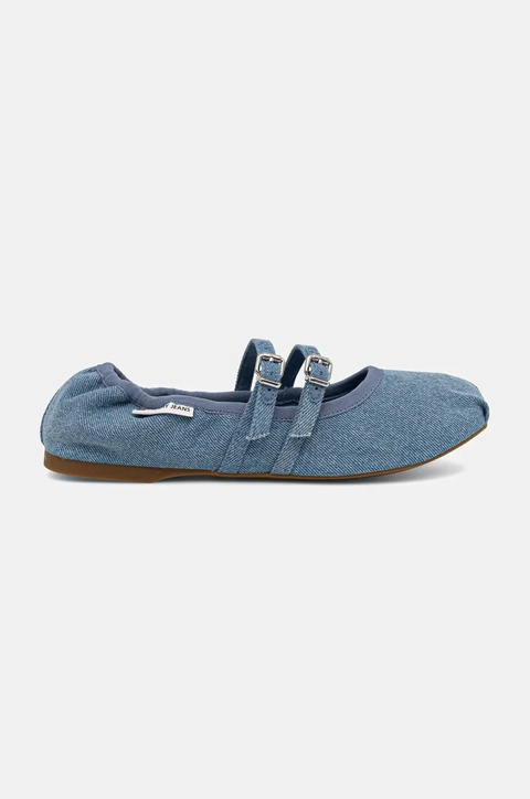 Tommy Jeans baleriny BALLERINA DENIM kolor niebieski EN0EN02782 - zdjęcie produktu nr 2