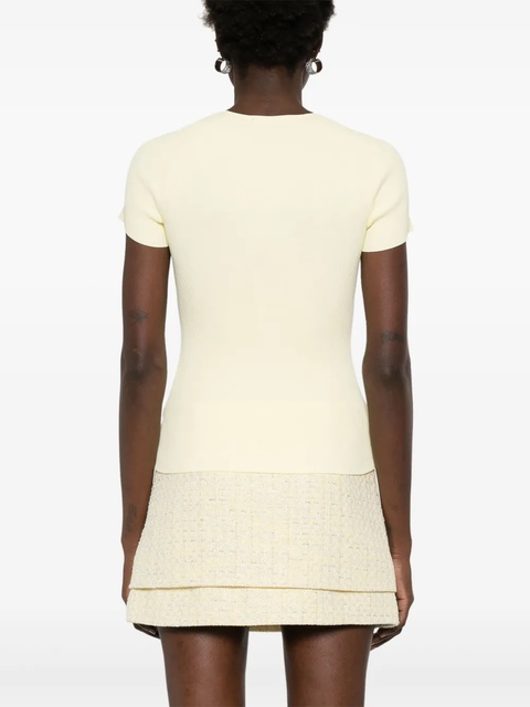Maje fine-ribbed top - Yellow - zdjęcie produktu nr 2
