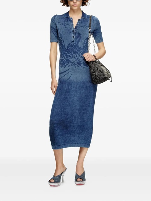 Diesel M-Fenny denim button-up dress - Blue - zdjęcie produktu nr 2