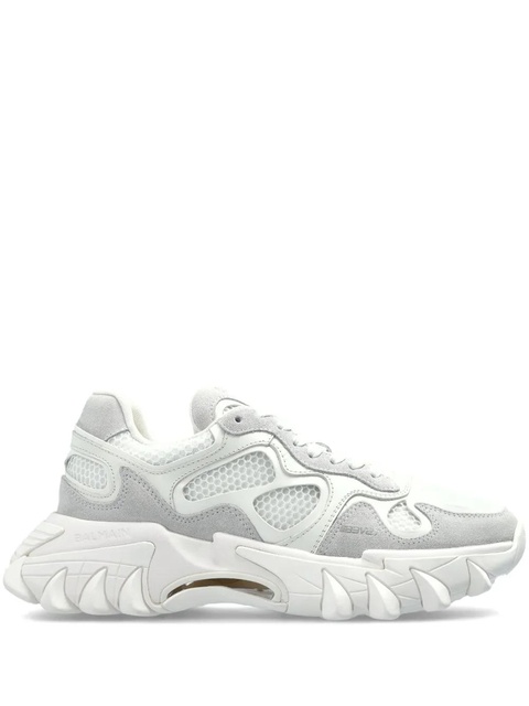 Balmain logo-embroidered sneakers - White - zdjęcie produktu nr 1