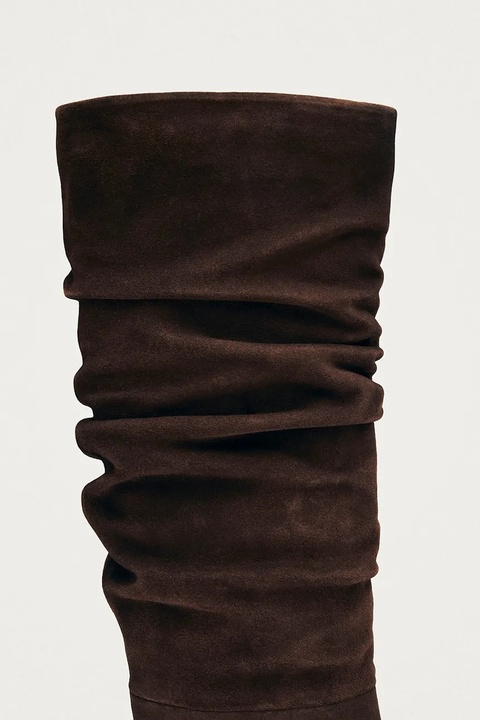 Alohas botki zamszowe Kalila damskie kolor brązowy na szpilce S101173-02 - zdjęcie produktu nr 2