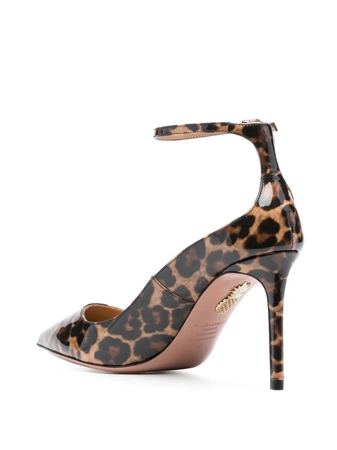 Aquazzura mid-heel leopard-print pumps - Brown - zdjęcie produktu nr 2