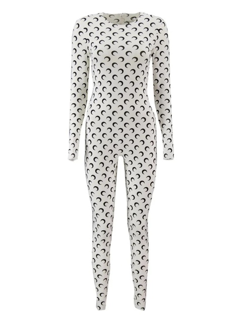 Marine Serre moon jumpsuit - White - zdjęcie produktu nr 1