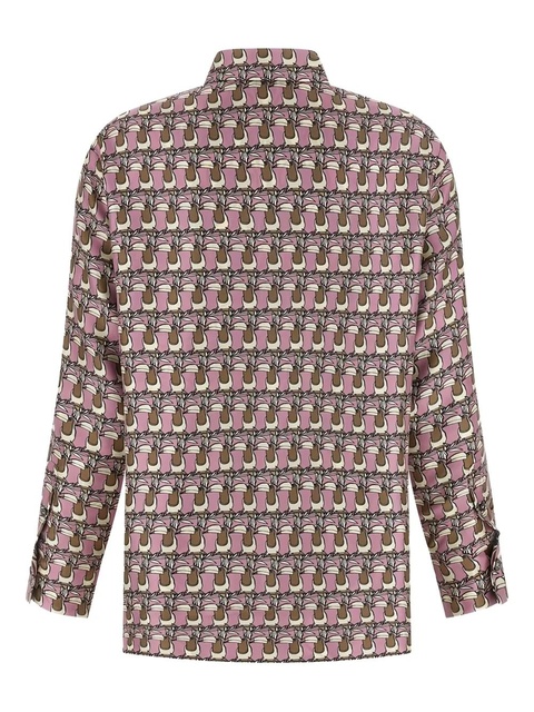 Max Mara geometric-print shirt - Pink - zdjęcie produktu nr 1