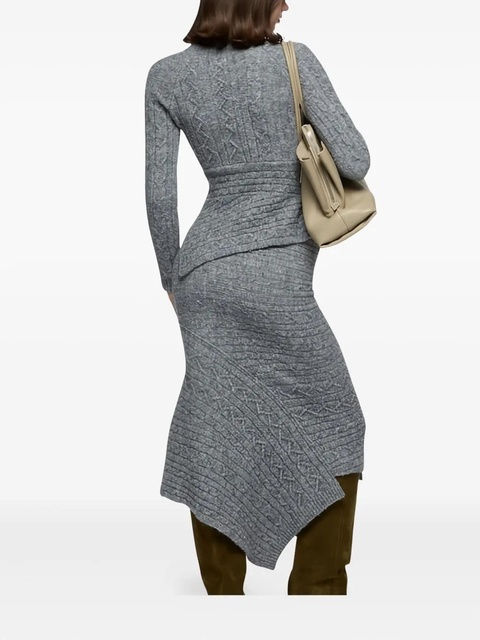 The Attico cable knit jumper - Grey - zdjęcie produktu nr 2