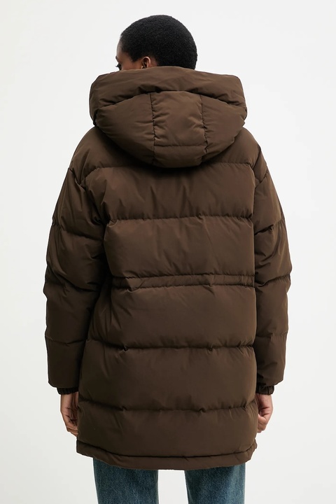 United Colors of Benetton kurtka puchowa kolor brązowy zimowa oversize 22T6DN087 - zdjęcie produktu nr 2