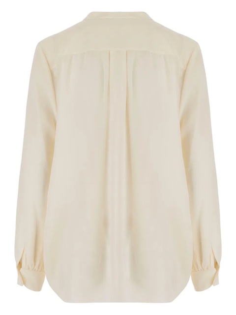 Chloé mandarin-collar button shirt - Neutrals - zdjęcie produktu nr 2