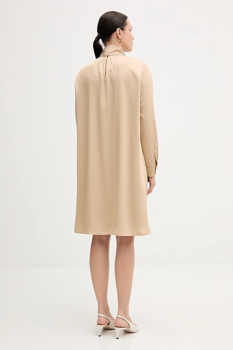 Marc Aurel sukienka kolor beżowy mini prosta 6584-2010-93474 - zdjęcie produktu nr 2