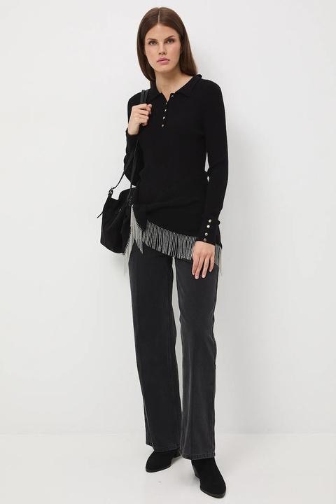 Medicine sweter damski kolor czarny - zdjęcie produktu nr 1