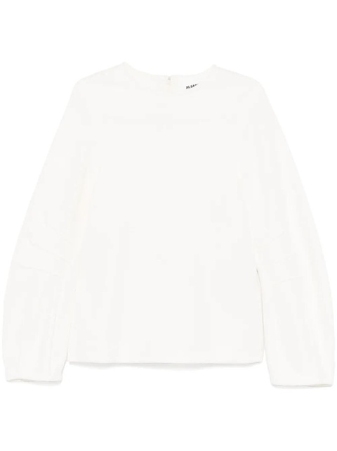 Jil Sander textured sweatshirt - White - zdjęcie produktu nr 1
