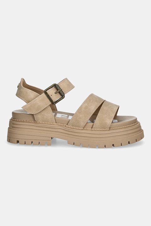 Buffalo sandały Lennox Ts Sandal damskie kolor beżowy na platformie 1602275-BEI - zdjęcie produktu nr 1