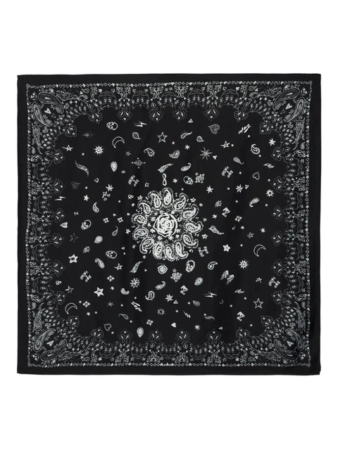 Zadig&Voltaire Debbie 85 Bandana-print scarf - Black - zdjęcie produktu nr 1