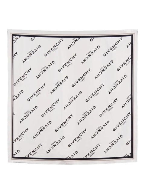 Givenchy Shadow logo-printed scarf - White - zdjęcie produktu nr 2
