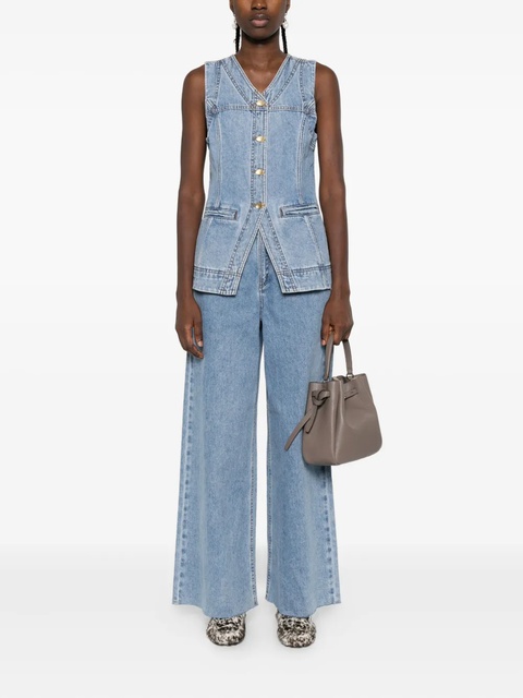 Aje Holland frayed jeans - Blue - zdjęcie produktu nr 2