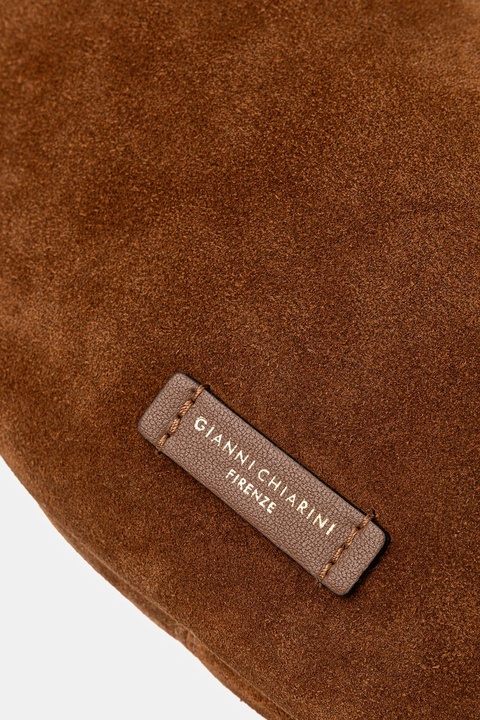 Gianni Chiarini torebka zamszowa AISHA kolor brązowy BS.12050.CM - zdjęcie produktu nr 2