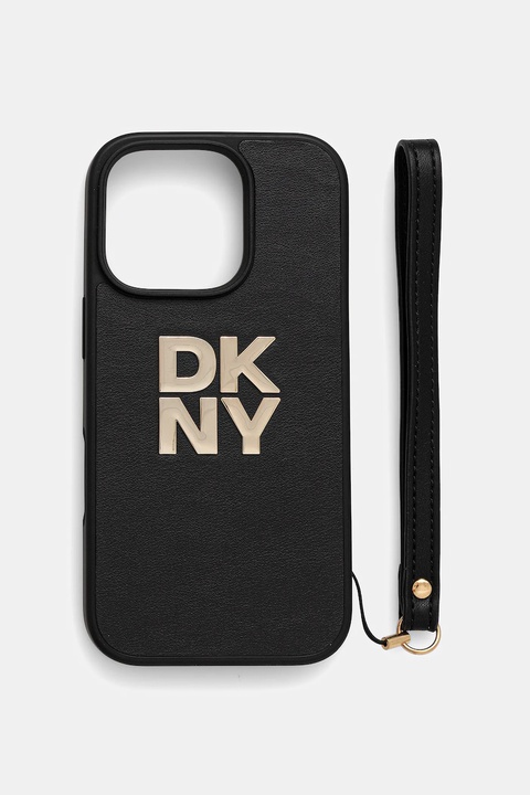 Dkny etui na telefon iPhone 16 Pro 6.3" kolor czarny DKHCP16LPBSWSK - zdjęcie produktu nr 1