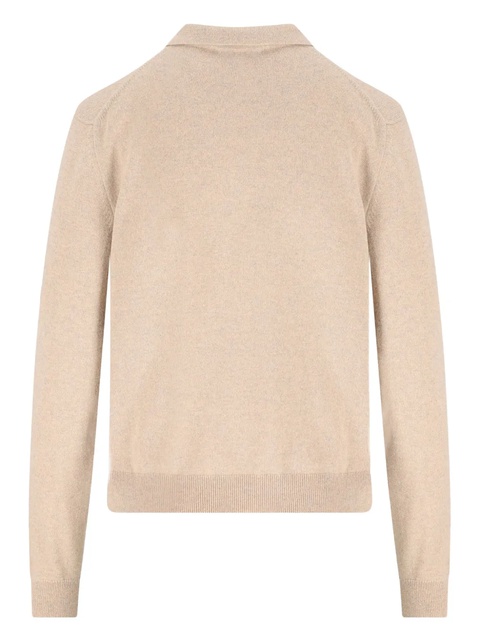 Loro Piana knitted polo top - Neutrals - zdjęcie produktu nr 2