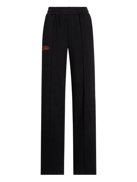 Dolce & Gabbana logo-patch track pants - Black - zdjęcie produktu nr 1