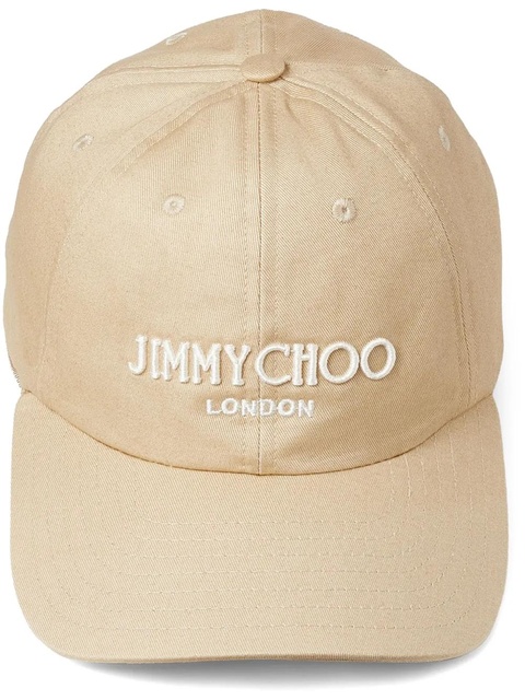 Jimmy Choo logo-embroidered baseball cap - Neutrals - zdjęcie produktu nr 1