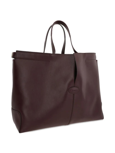 Tod's medium Di Folio double-handle calfskin tote bag - Brown - zdjęcie produktu nr 2